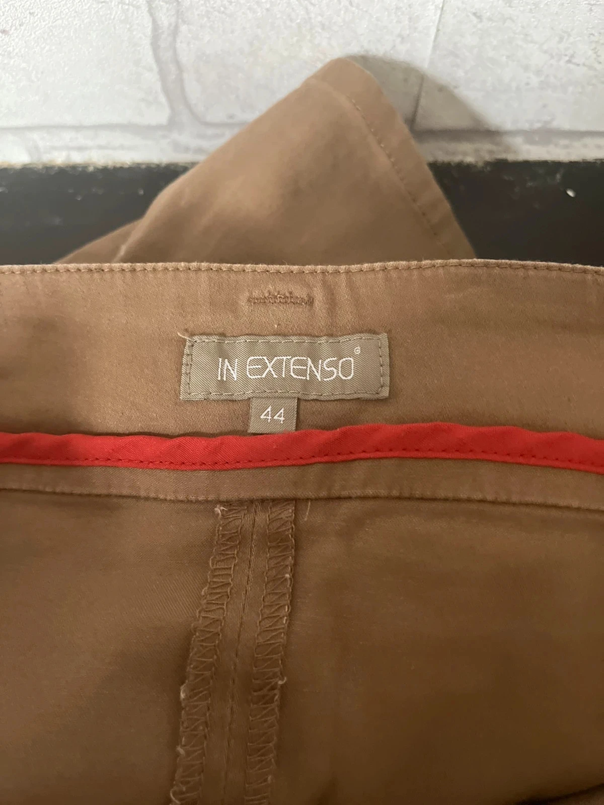 Rechte rok camel In Extenso – Maat 44 – photo 4